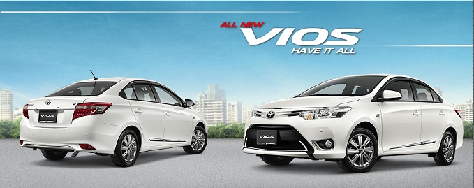 Toyota Vios 2014 trắng tại Toyota Hùng Vương