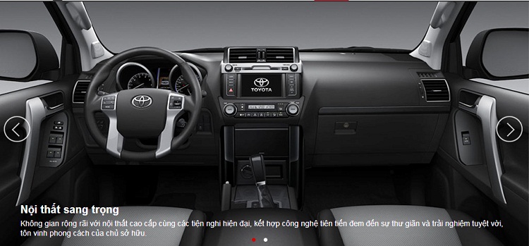Toyota Land Cruiser nội thất sang trọng